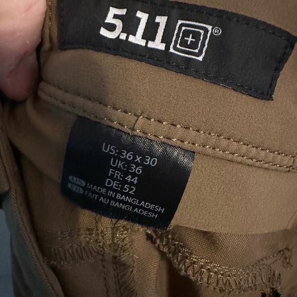 5.11 Tactical Men's Tan Cargo Pants - Picture 2 of 5